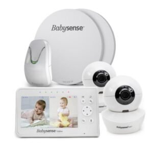 babysense 7 breathing split screen video baby monitor 2 cameras v43 397017