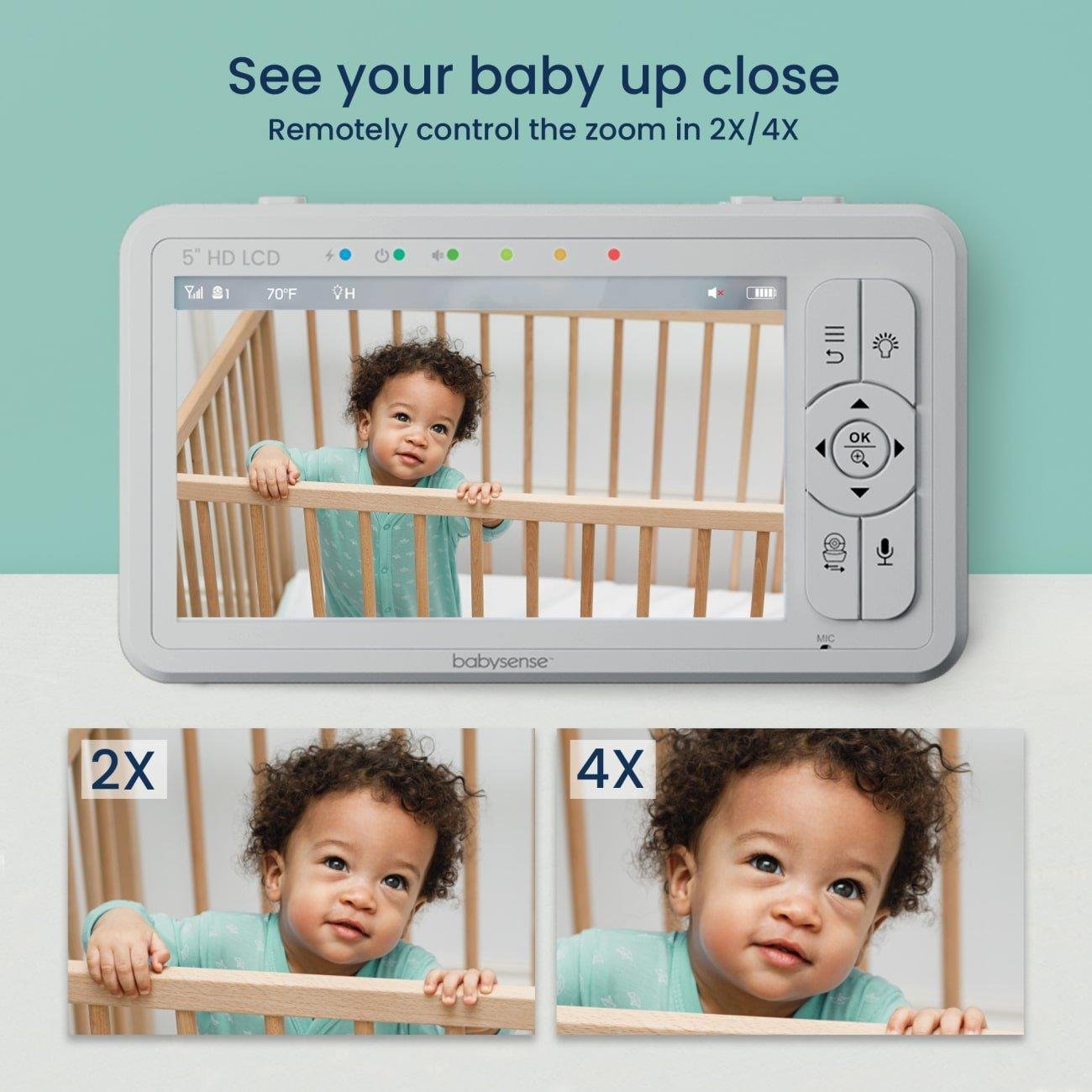 new hd split screen video baby monitor hd s2 224043