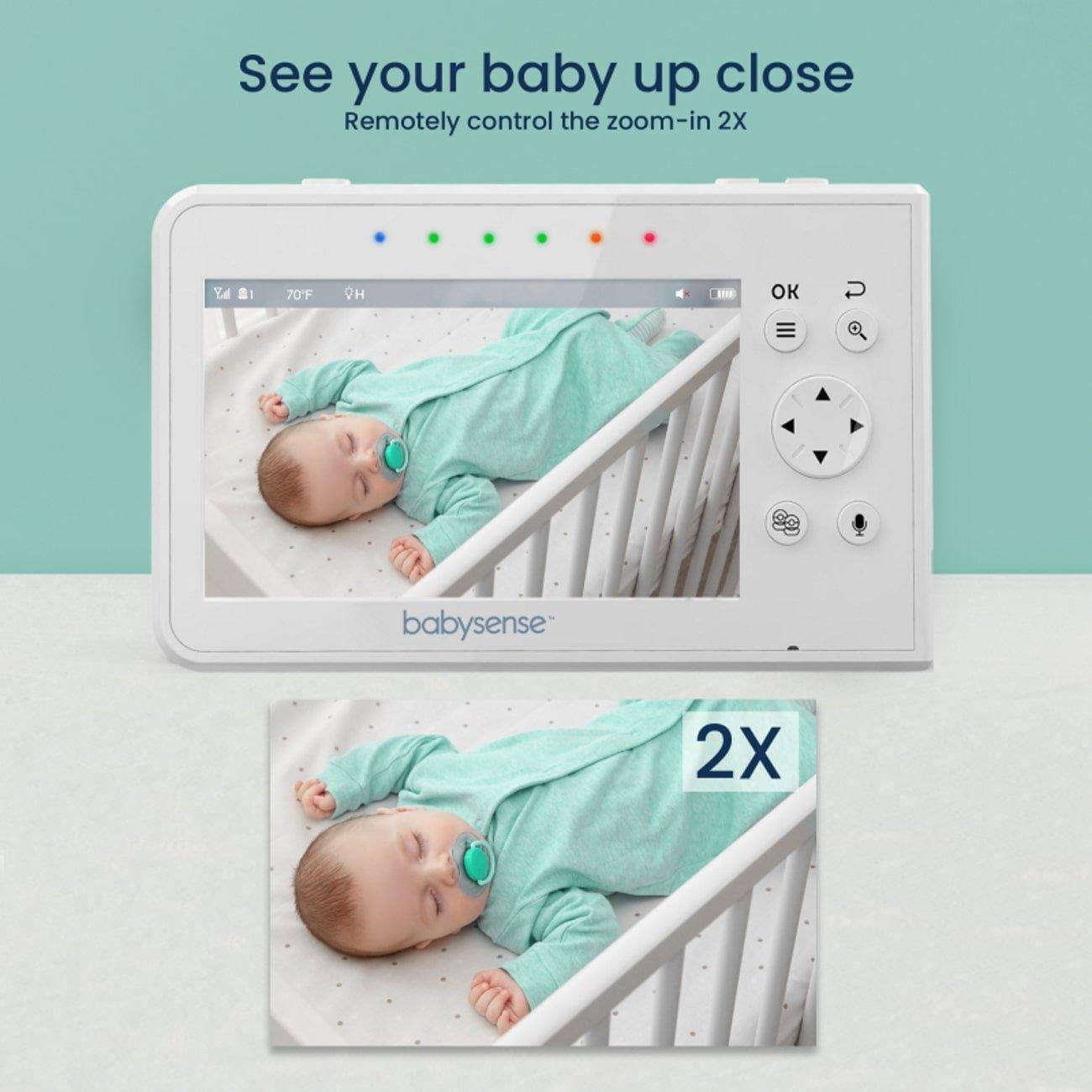 split screen video baby monitor v43 725279